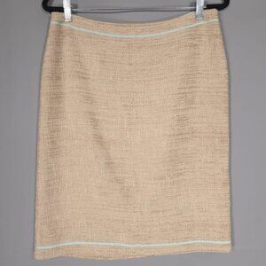 ALBERTA FERRETI Women's Knit Skirt ITALY🇮🇹MADE Size US 10 Stretch Cotton Knee‎